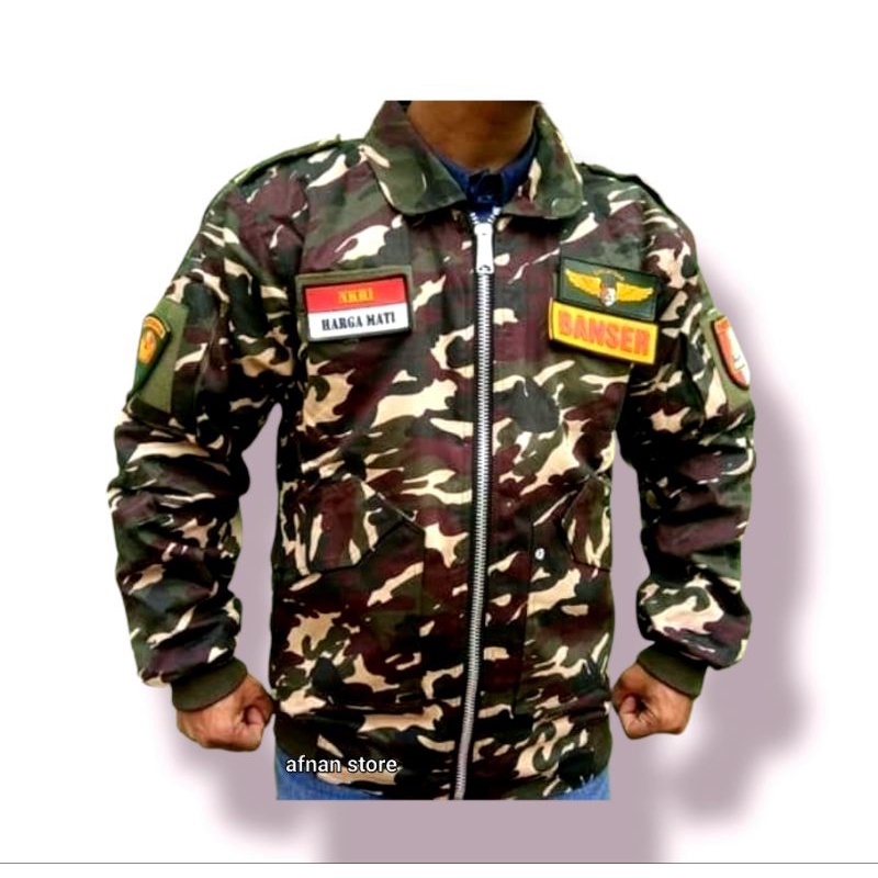 JAKET BOMBER BANSER EKSLUSIF CATON TWILL TIDAK MUDAH LUNTUR