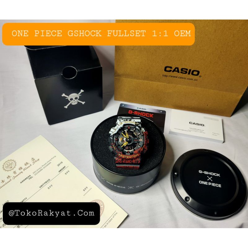 Jam G-shock X One Piece X Dragon Ball Fullset Top Quality 1:1
