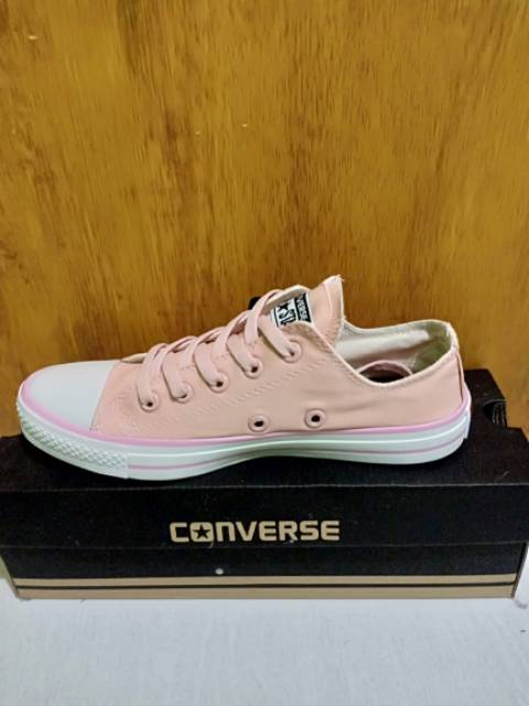 Sepatu converse allstar lis pink+box