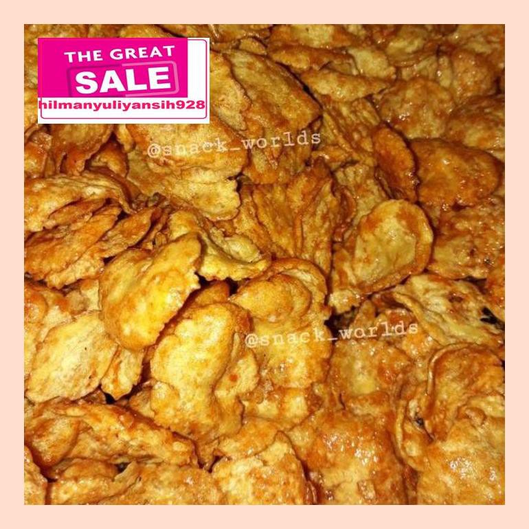 

S50Mra 250Gram (1/4Kg) Keripik Emping Pedas Manis Utuh ( Balado ) Jakarta Ret05Vh