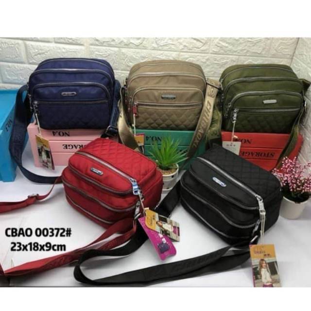 TAS SELEMPANG WANITA ORI CHIBAO BORDIR 4Res CB00372 4sleting