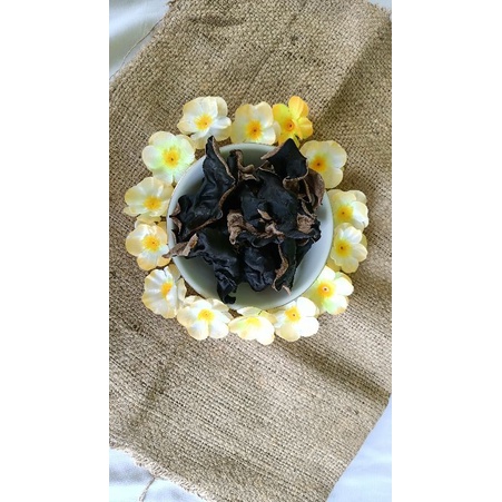 

Jamur Kuping Kering Super Hitam 100gr