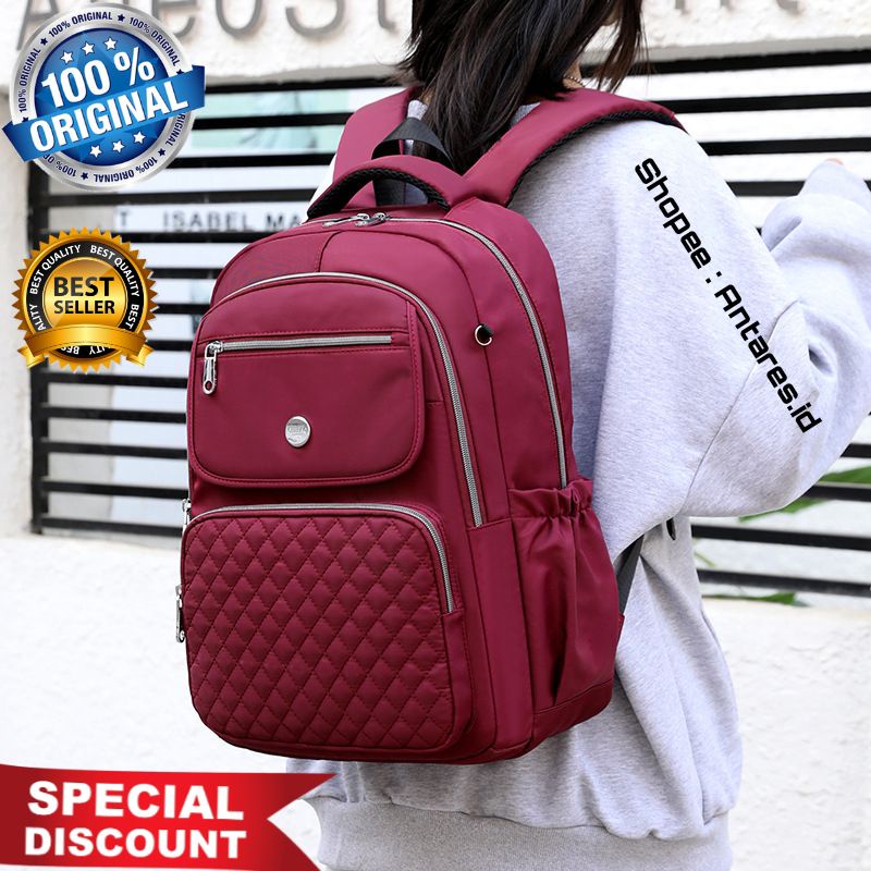 ORIGINAL Tas Ransel Chibao Laptop JUMBO 15 Inch  Wanita Import Korea Best Seller Terbaru