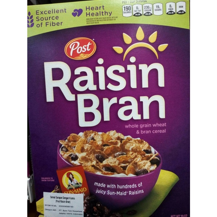 

POST RAISIN BRAN Berat 567g
