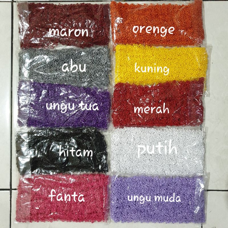 Renda Gyper Melati Kecil/1,2 cm/  1 Gulung +-13,5 m