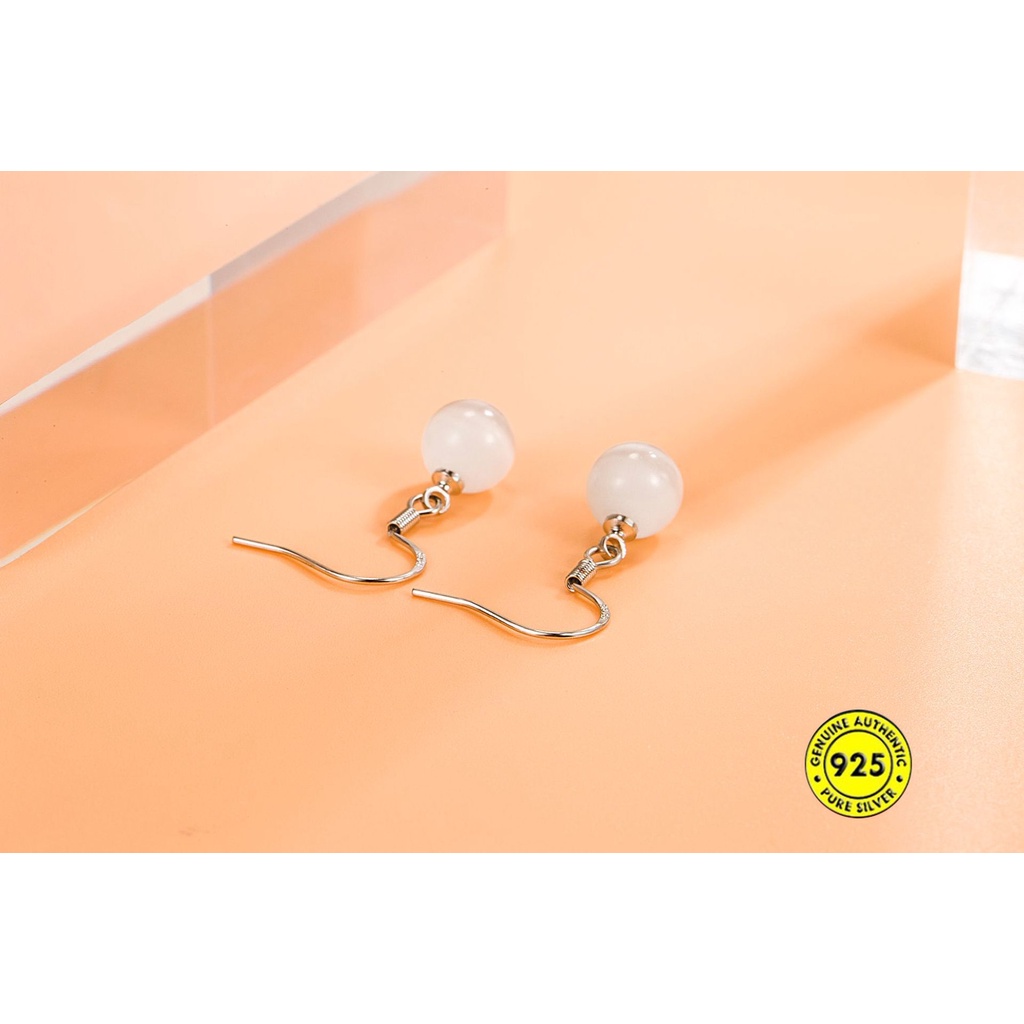 Anting Opal Bahan S925 Silver Untuk Wanita