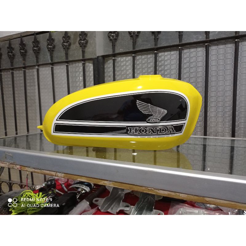Tangki cb100/tangki glatik warna kuning