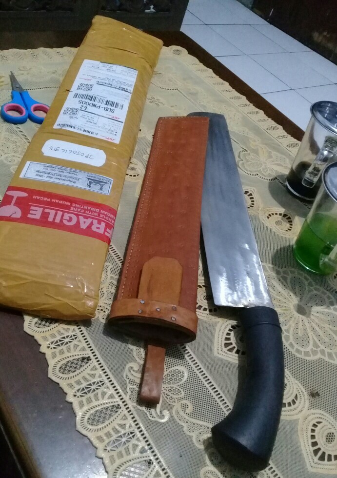 Pisau Daging Kurban / Penyembeli Baja Asli