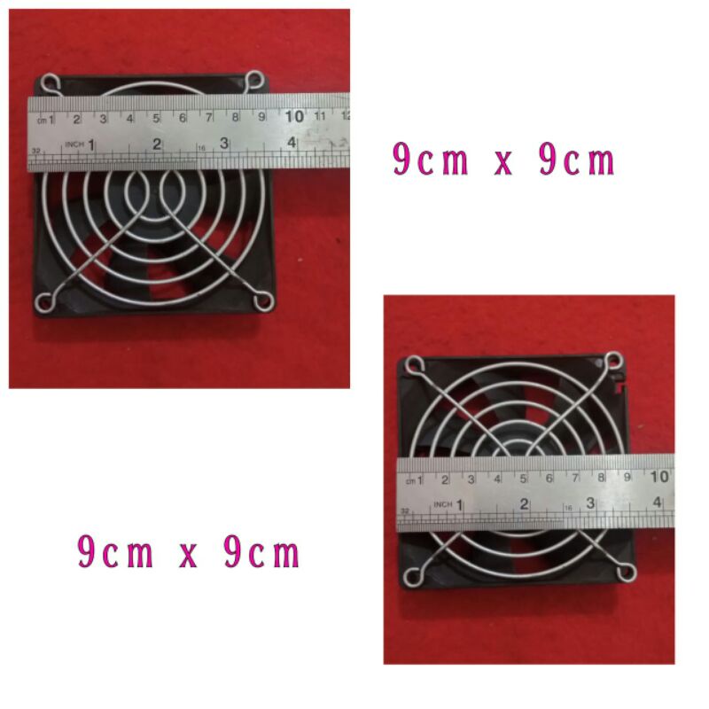 Ram Fan Kawat kipas DC 9x9cm