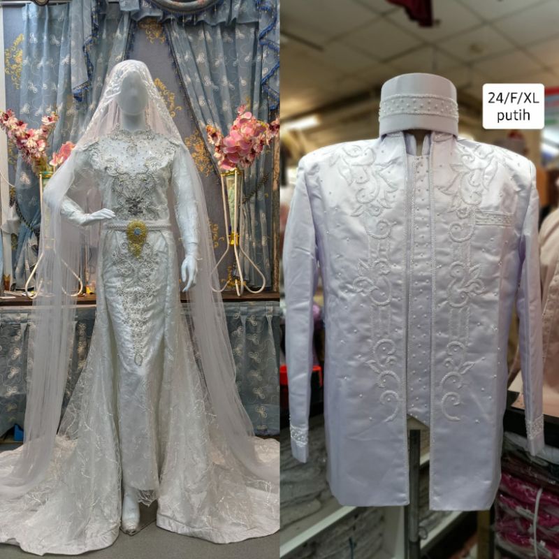 TERBARU//GAUN PENGANTIN SALE EKONOMIS//GAUN WEDDING MEWAH BEREKOR