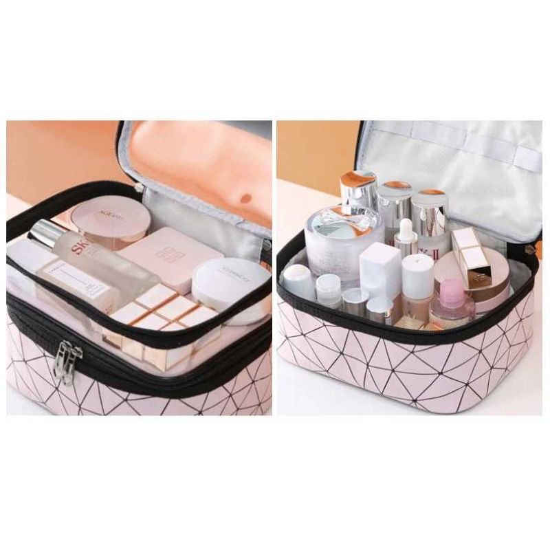 Tas Penyimpanan Make Up Kosmetik Travel Organizer Wanita Multifungsi