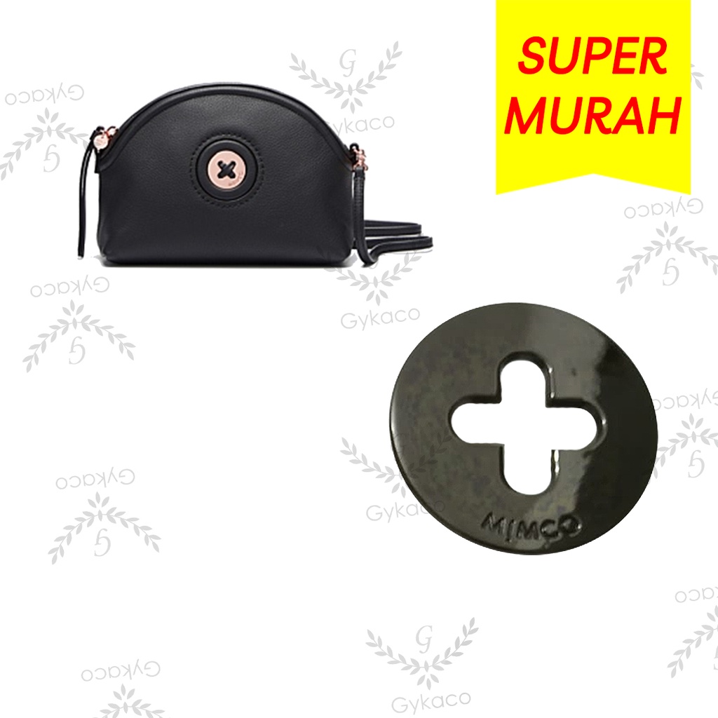 Variasi V173 Logo Plat M!MCO (Bulat X) - Aksesoris Tas &amp; Dompet Wanita Fashion (IMPORT)