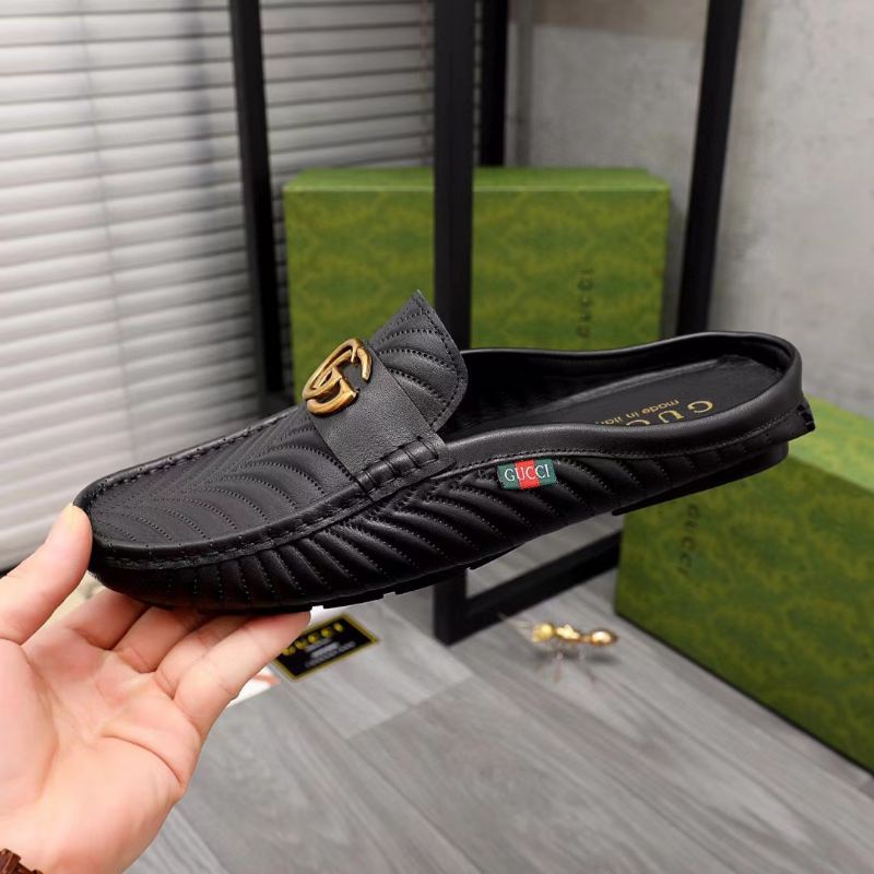 sepatu sendal gc mirror men shoes branded cowok sandal slide terlaris