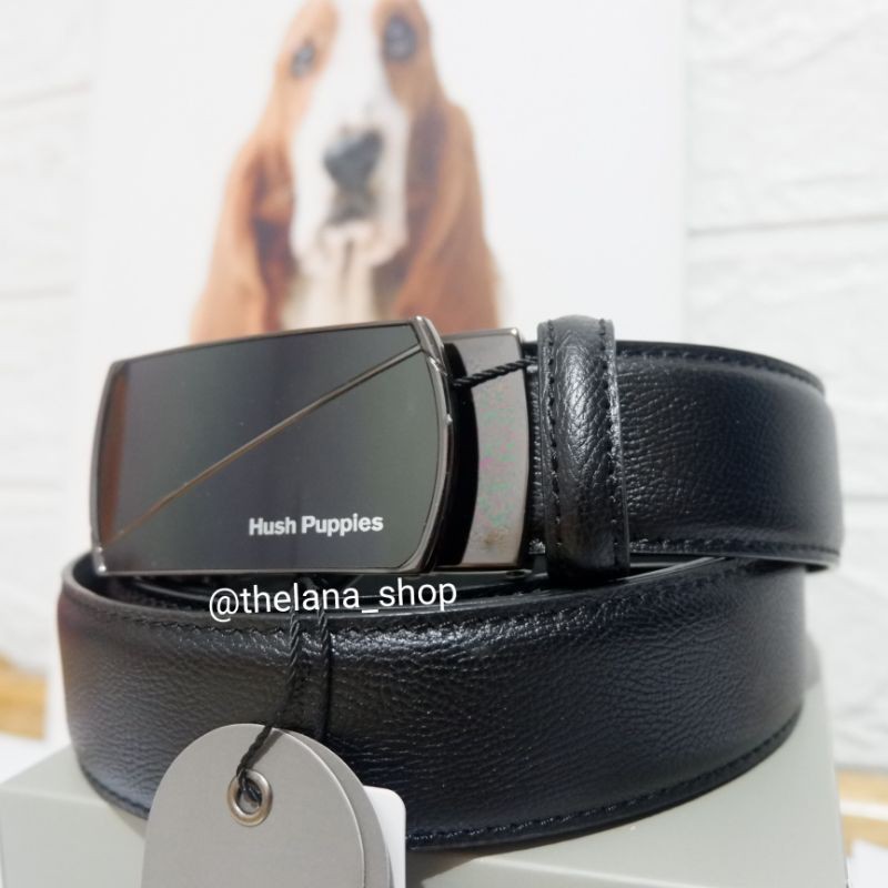 Jual BELT IKAT PINGGANG HUSH PUPPIES PRIA ORIGINAL COUNTER KULIT ASLI