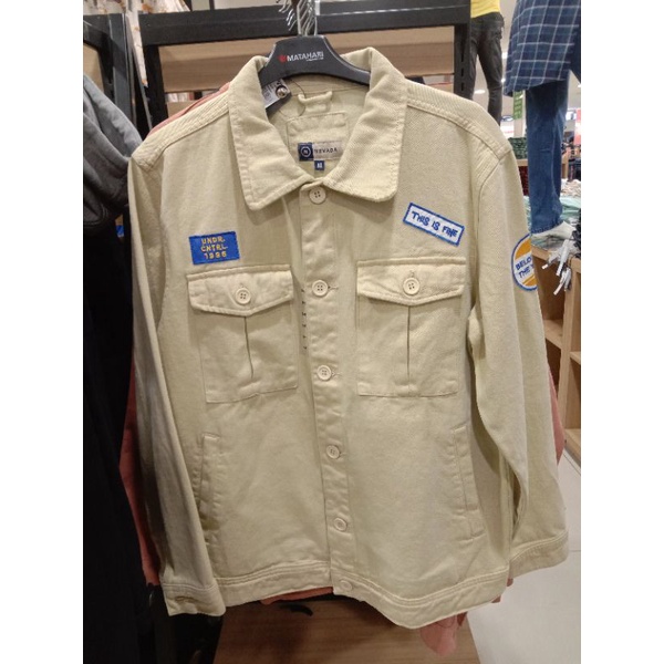 JAKET JEANS PRIA TEBAL ORI NEVADA
