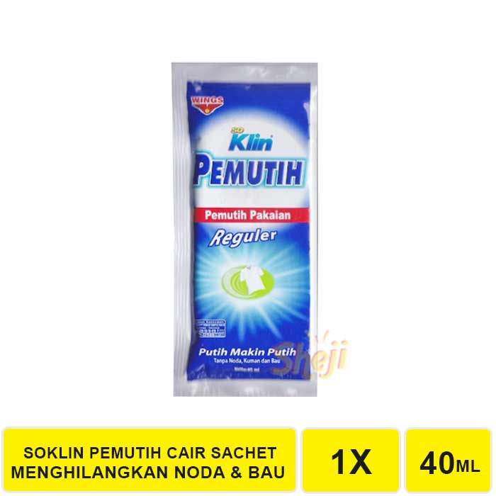 SOKLIN PEMUTIH SACHET 40 ML