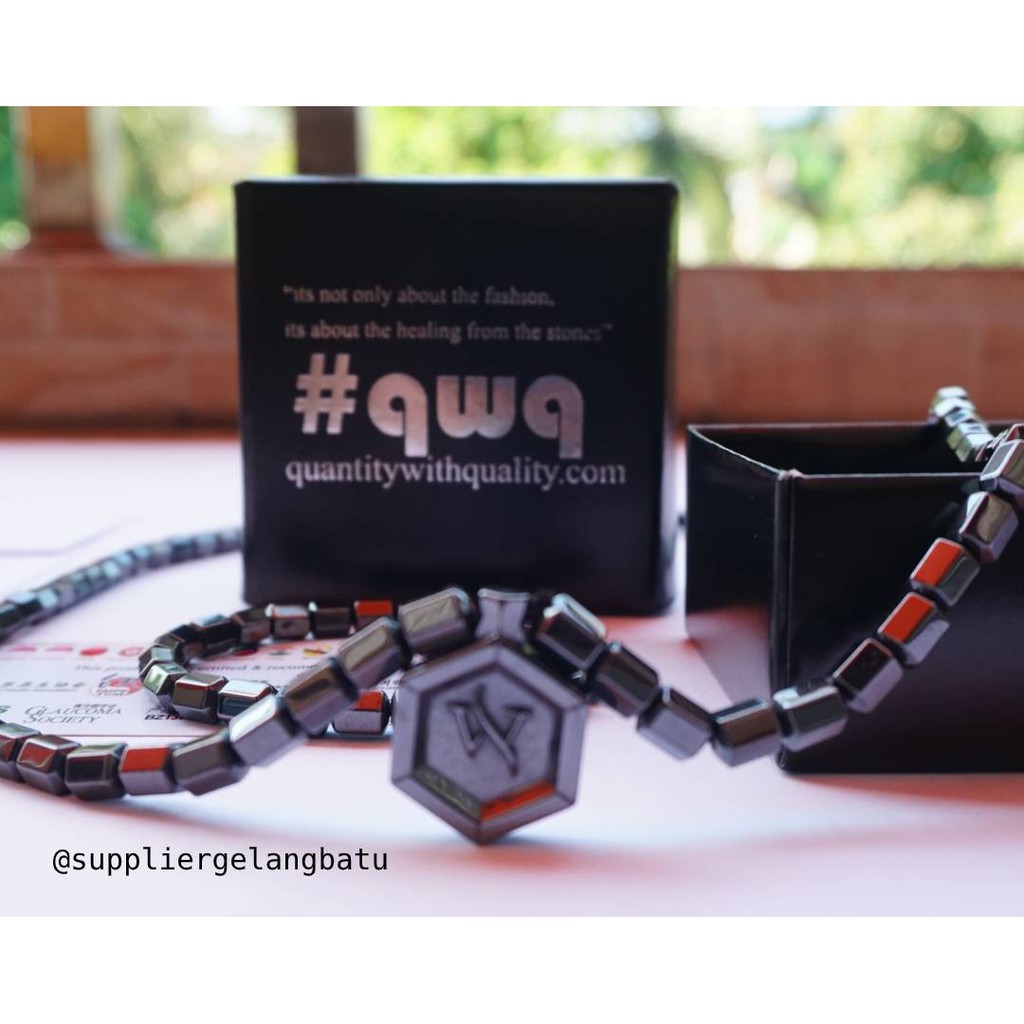 kalung QUANTUM HEXAGON IWS LSW biomagnet kesehatan sertifikasi korea
