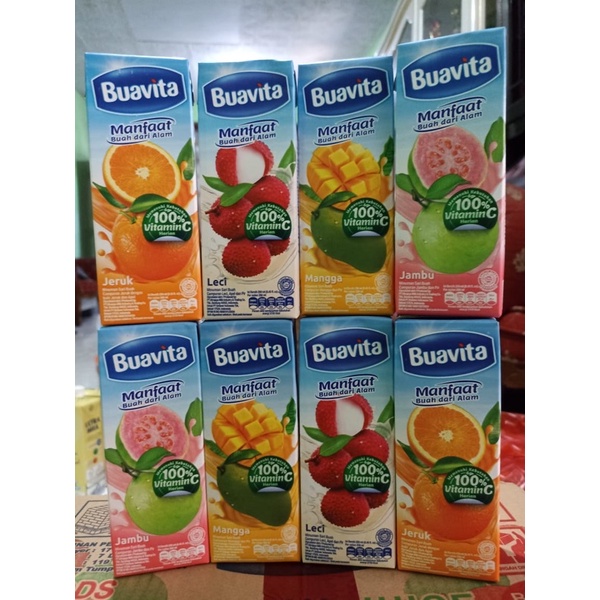 

Buavita 250 ml eceran satuan atau per pcs