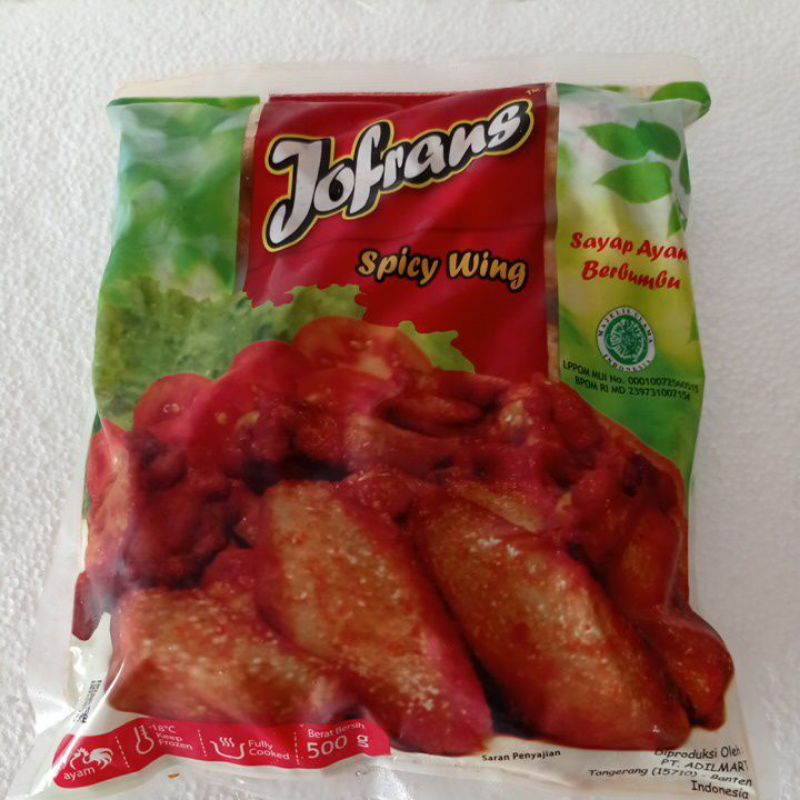 

Jofrans Spicy Wings 500g