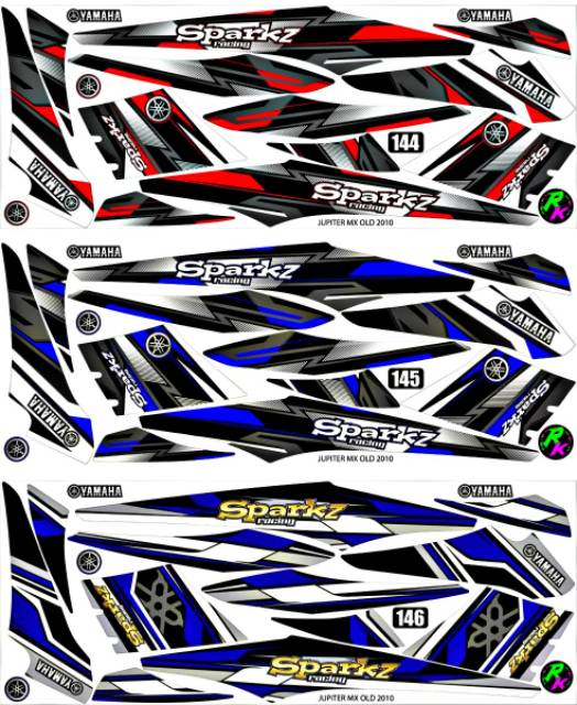 Sticker Striping Variasi Thailand Thailook Jupiter Mx 135 Old