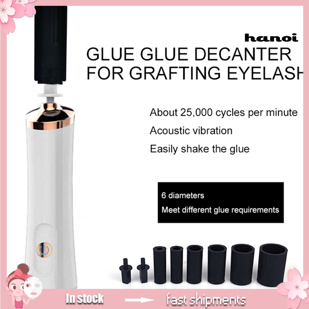 HQTM_Liquid Nail Polish Shaking Machine Electric Eyelash Glue Shaker Makeup Tool