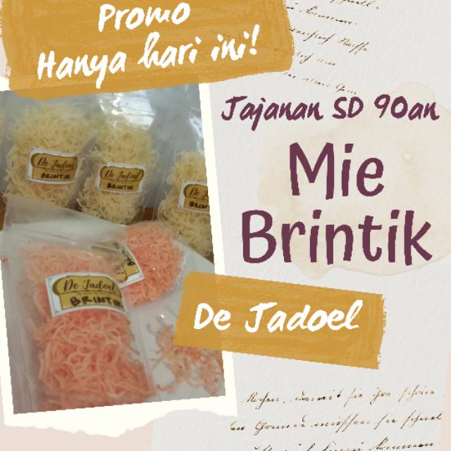 Mie Brintik Mie Bihun Crispy Cemilan Snack Oleh Oleh Solo ...