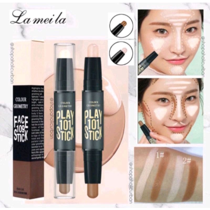 LAMEILA FACE STICK CONCEALER/CONTOUR 2IN1