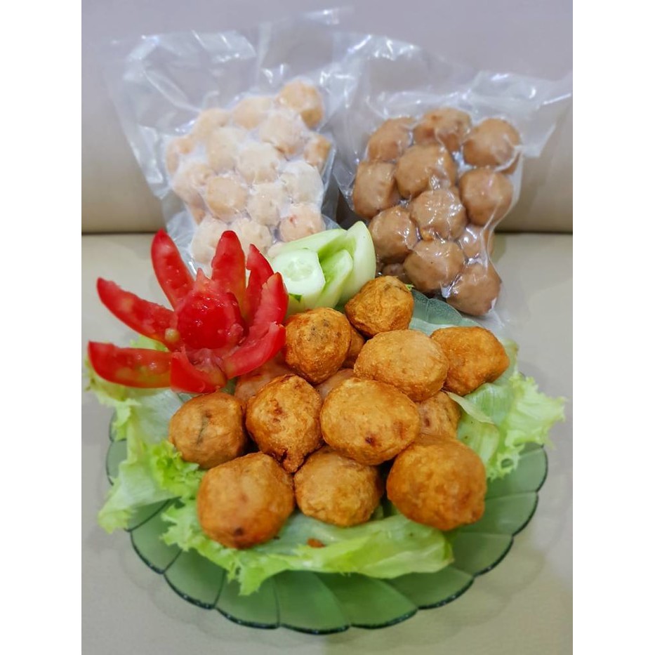 

Baso Bakso Frozen Homemade Daging Ayam Dan Udang