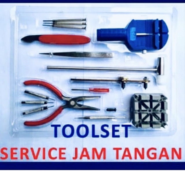 toolset alat service jam tangan lengkap