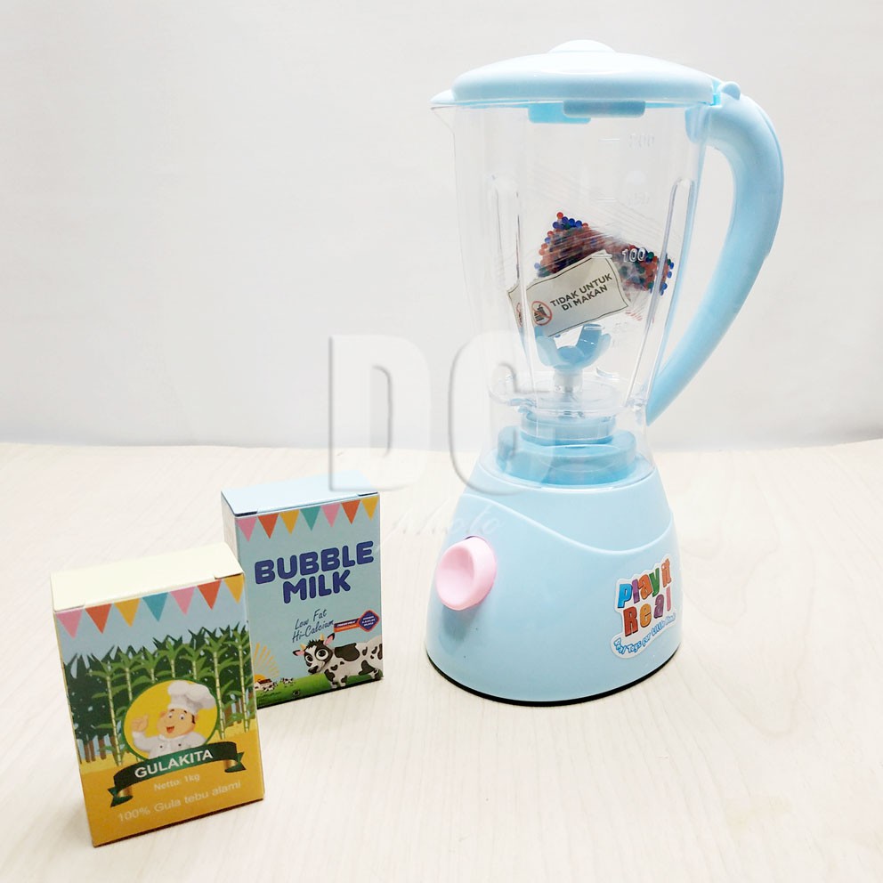 Bubble Juicer Mainan Blender Bisa Di Isi Air &amp; Berputar Ada Lampu