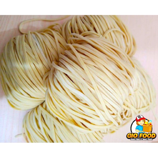 

[1kg] Mie Yamin Gepeng Mentah Telur Ayam Kampung / Mie Yamien / Mie Gepeng / Mie Special