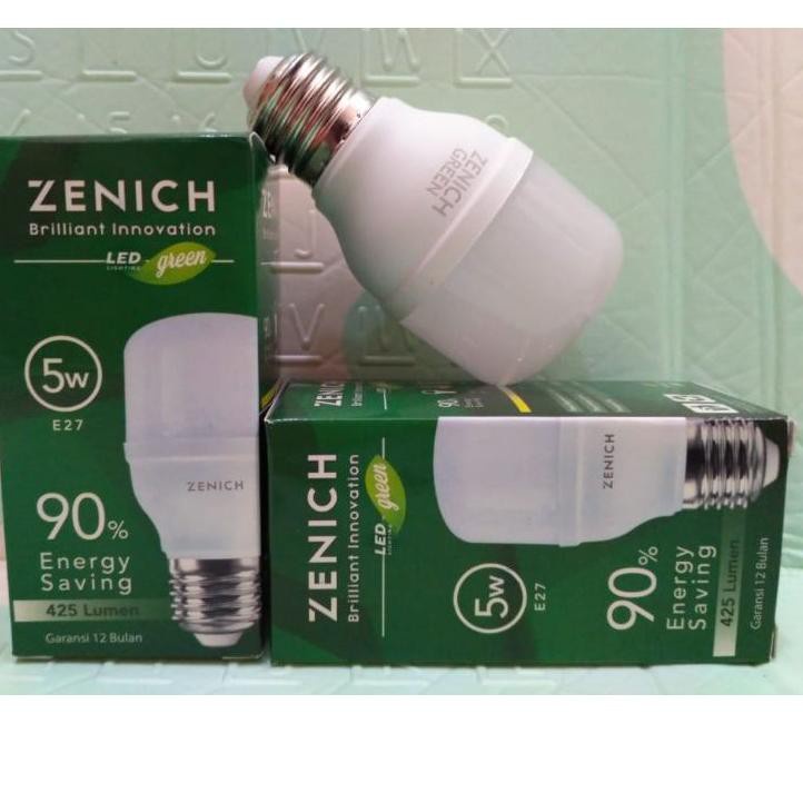 ZENICH LAMPU LED KAPSUL 5W  ZENICH GREEN MURAH TERANG ISTIMEWA