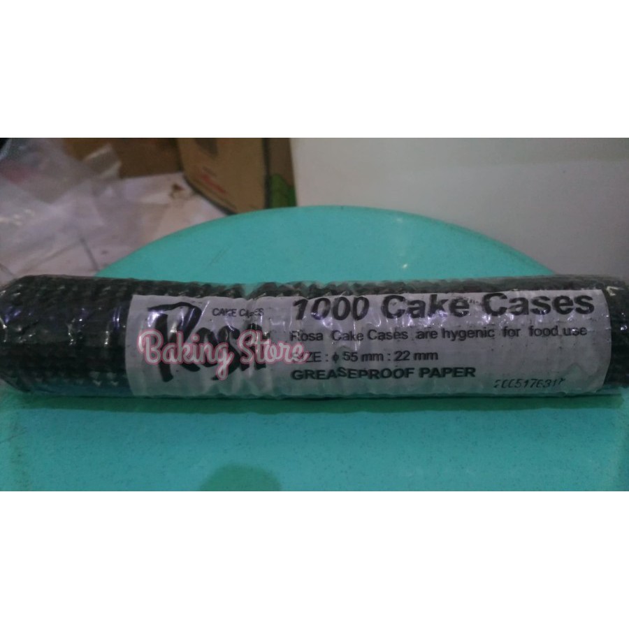 Cake Cake Cases – Kertas Kue Hitam 55mm isi 1000