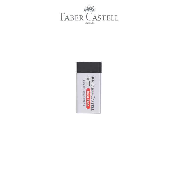

TULIS-ALAT- FABER-CASTELL ERASER DUST FREE 7171 MEDIUM BLACK -ALAT-TULIS.