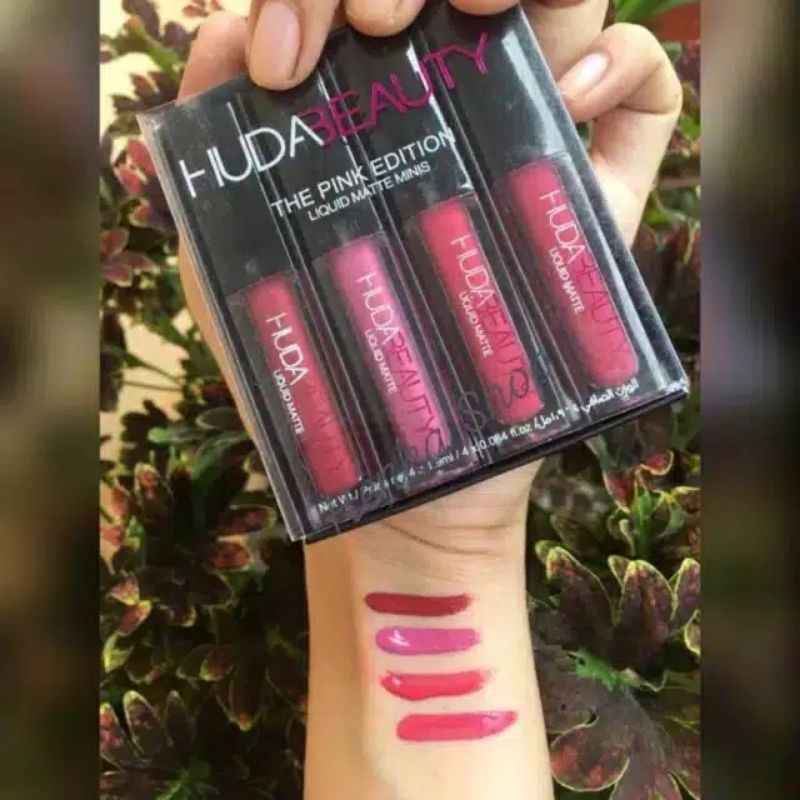 Lipcream Huda Beauty 4in1 Pink Edition