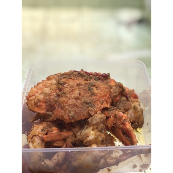 

Kepiting bumbu Salted Egg Telur Asin iLovbster crab 1 kg