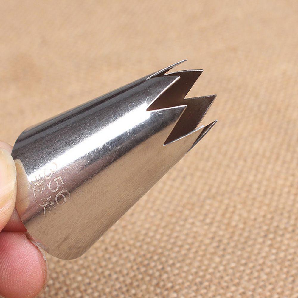 Suyo Spuit Piping Bahan Stainless Steel Bentuk Bunga Untuk Hiasan Kue
