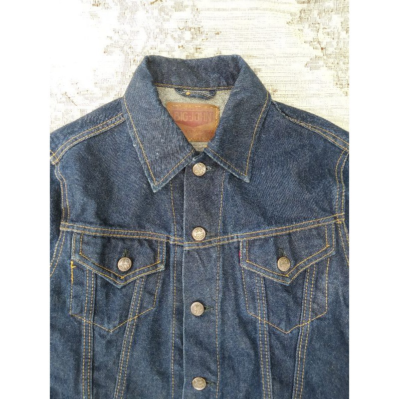 jaket jeans trucker big john second original type 3