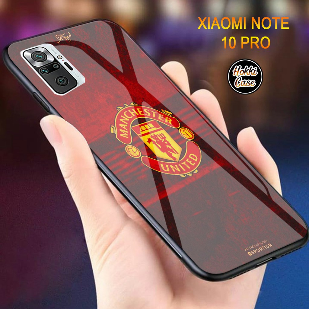 Soft Case Glass Kaca XIAOMI REDMI NOTE 10 PRO TERBARU kesing kaca Case Glass [H562]