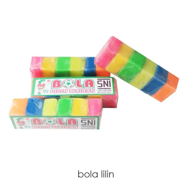 BOLA LILIN MAINAN ANAK PLASTISIN