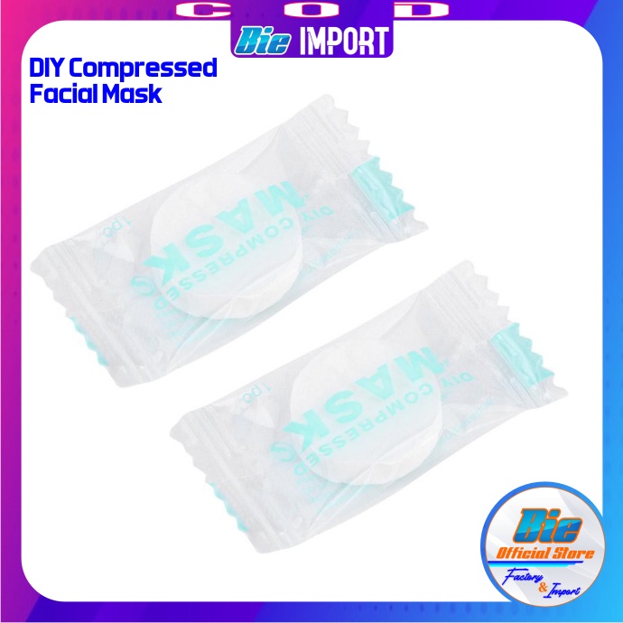 Masker DIY Carcoal Compressed Mask Impor Best Seller