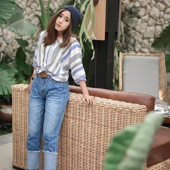 KODE 618 LEBBY BOYFRIEND JEANS ZARA TERBARU