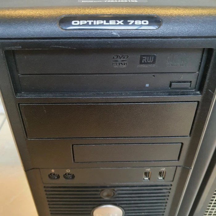 dell optiplex 780 tower/core 2 duo 3.0ghz/ram 2gb/hdd 160gb/dvd rw