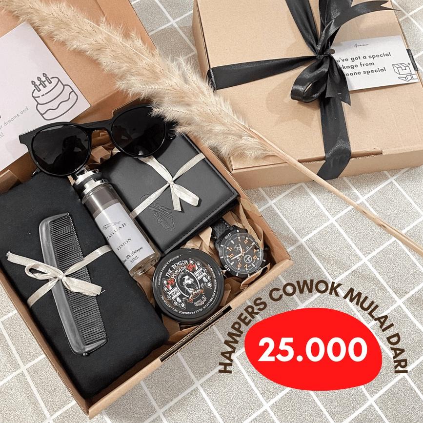 ✿ Hampers kado ulang tahun cowok / Kado anniversary cowok / Kado wisuda cowok / Hampers Lebaran Cowo