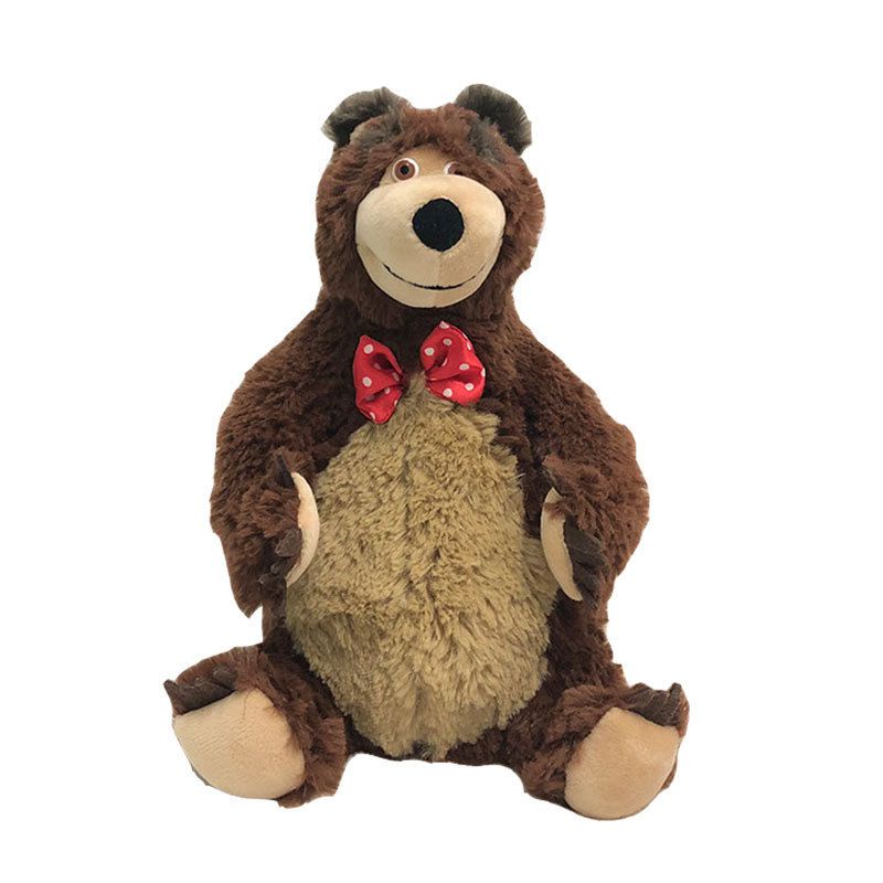 [available] Cute Russia Bears Plush Stuffed Doll Masha and the Bear Baby Children Plush Toy Gift