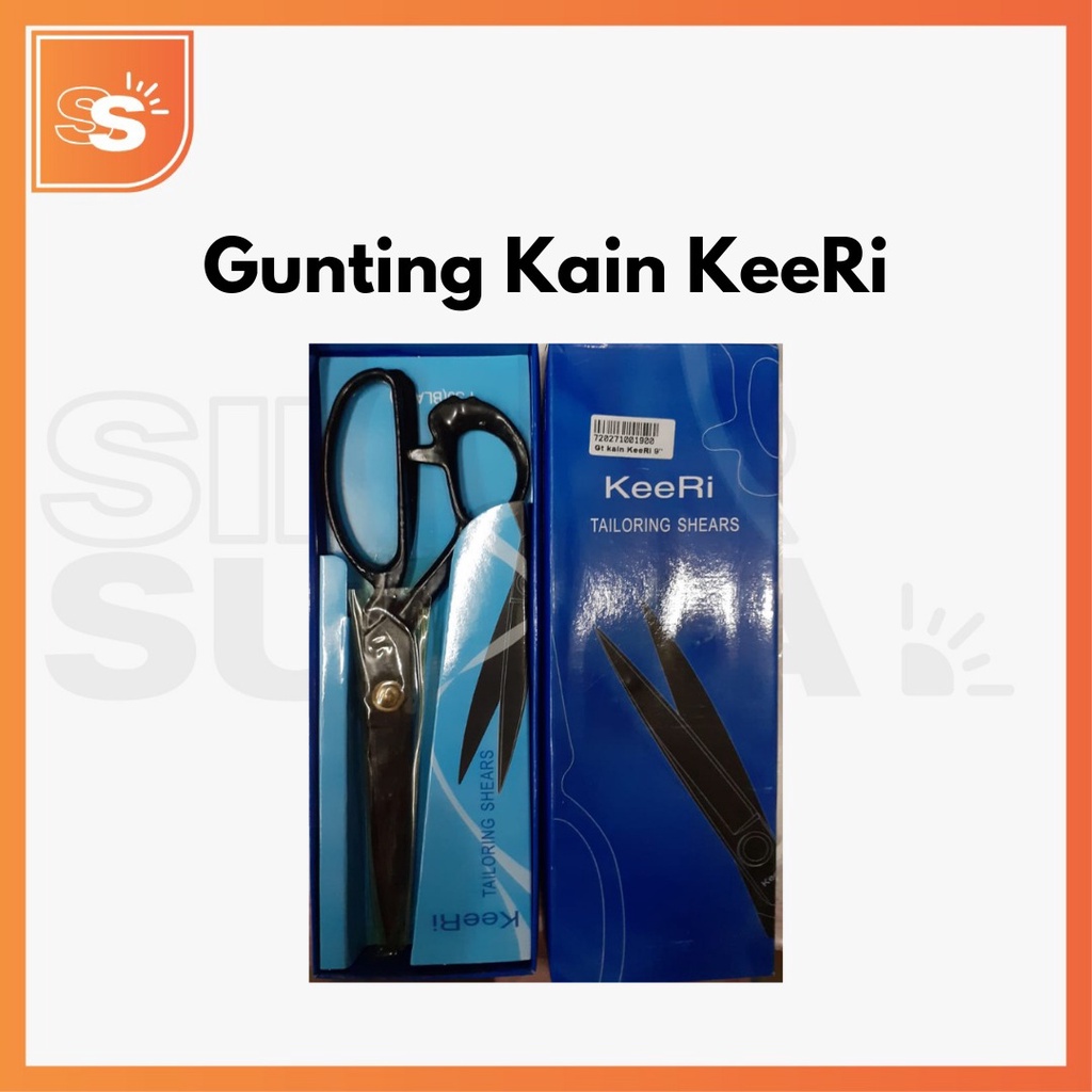 Keeri Gunting Potong Bahan 9&quot; / Gunting Tailor Bahan Kain Pakaian