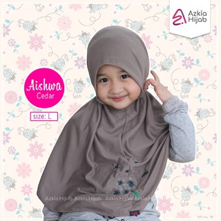  Jilbab  Kerudung Anak Aishwa Size L Warna  1 17 Azkia 