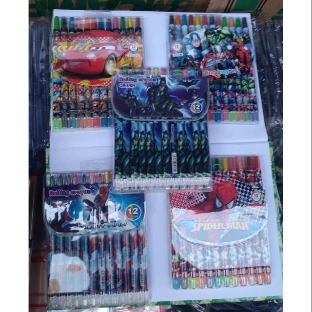 

Crayon putar 12 karakter cowok 17cm