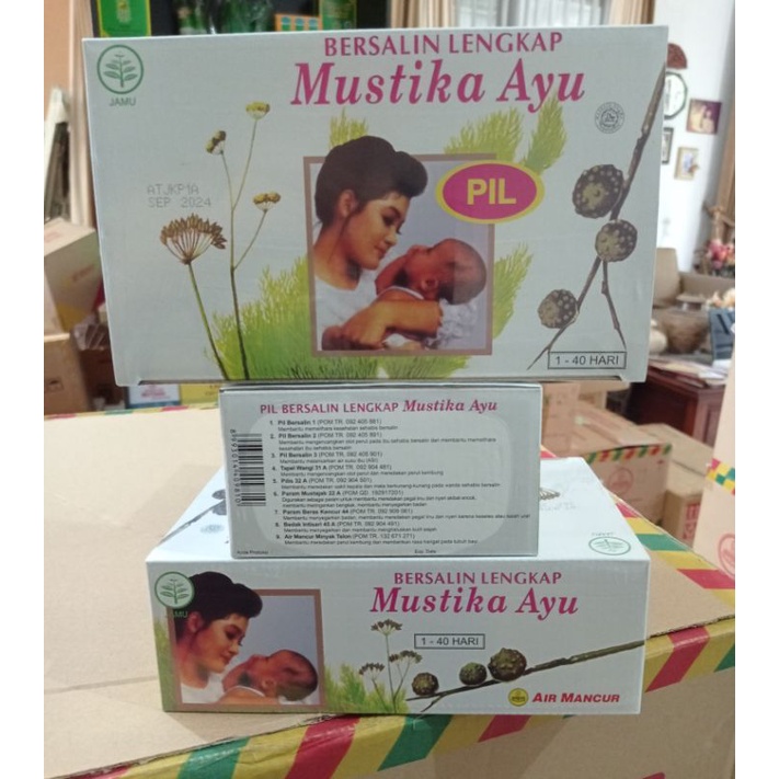 Bersalin Lengkap Mustika Ayu Pil 40H/Mustika Ayu Pil 40 H/Bersalin Mustika Ayu Pil 40H/Bersalin Must