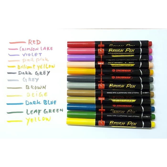 

kaligrafi-perlengkapan- snowman brush pen - satuan - 9 violet -perlengkapan-kaligrafi.